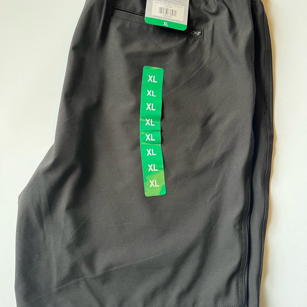 Greg Norman Collection Black Golf Shorts